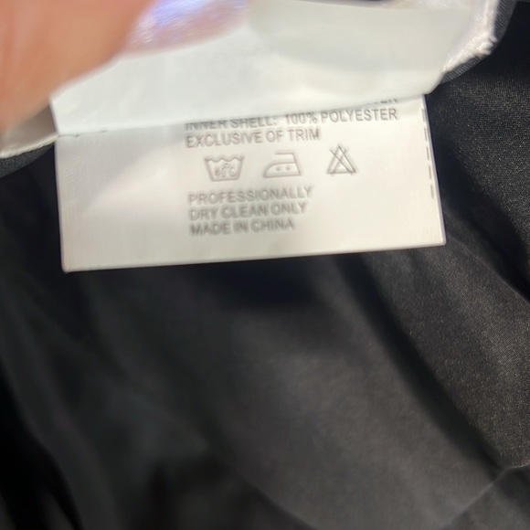 Kleinfeld Pleated-Bodice High-Low Bridesmaid Dress Black Size 2 NWT - Picture 11 of 15